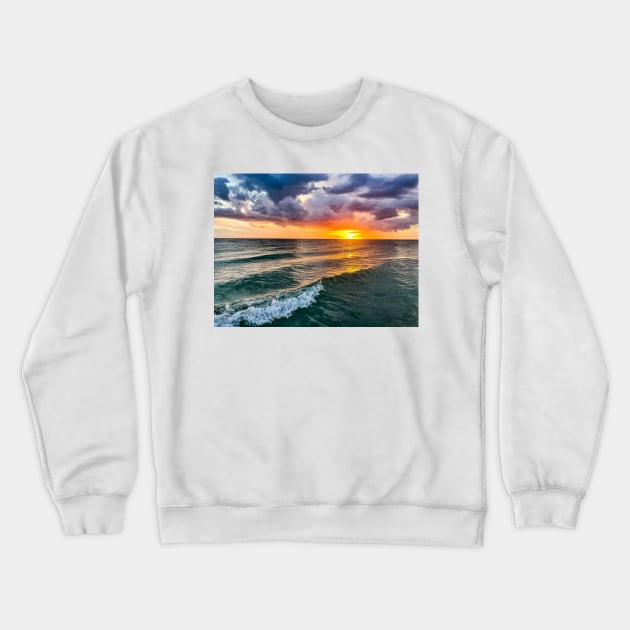 Sunset Marco Island 2 Crewneck Sweatshirt by cbernstein